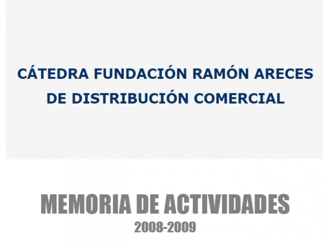 Memoria de actividades 2008-2009