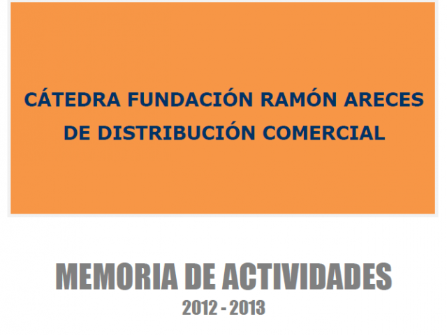 Memoria de actividades 2012-2013