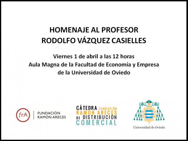Homenaje al Profesor Rodolfo Vázquez Casielles