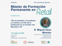 Acto de Entrega de Diplomas IX Ed. Máster Formación Permanente Retail