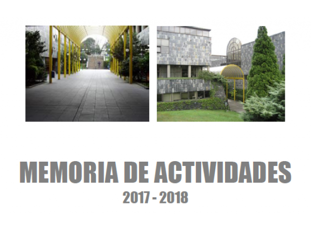 Memoria de actividades 2017-2018